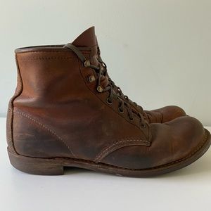 Red wing heritage Blacksmith Boots 3343 copper rough and tough.